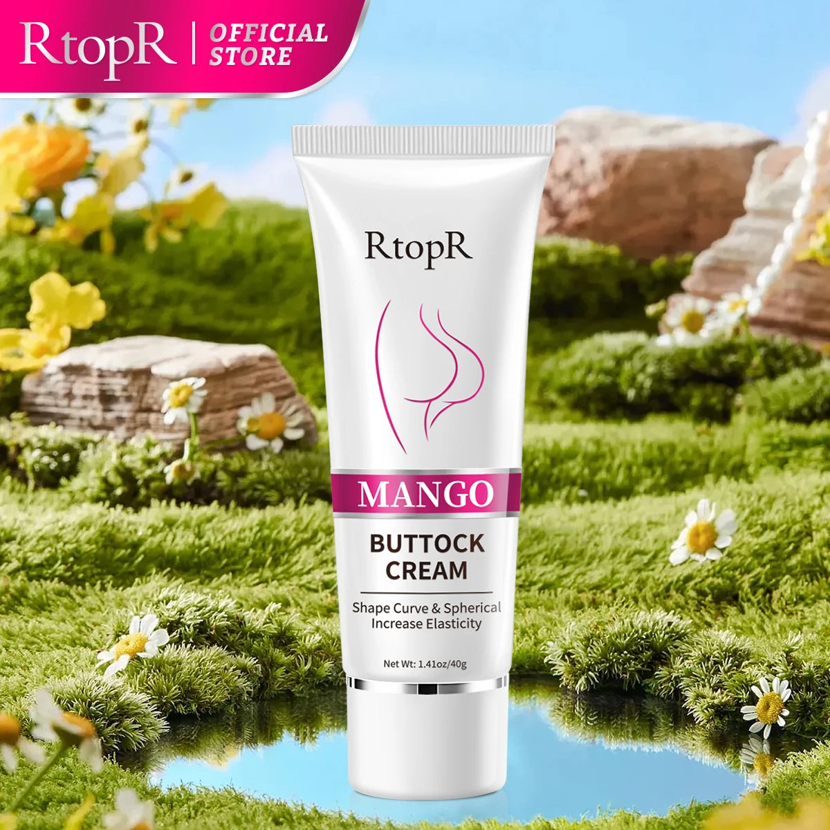 Mango Sexy Buttock Enhancement Cream Body Skin Care Hip Firming Cream Whitening Moisturizing Anti-Aging Buttock Treatment