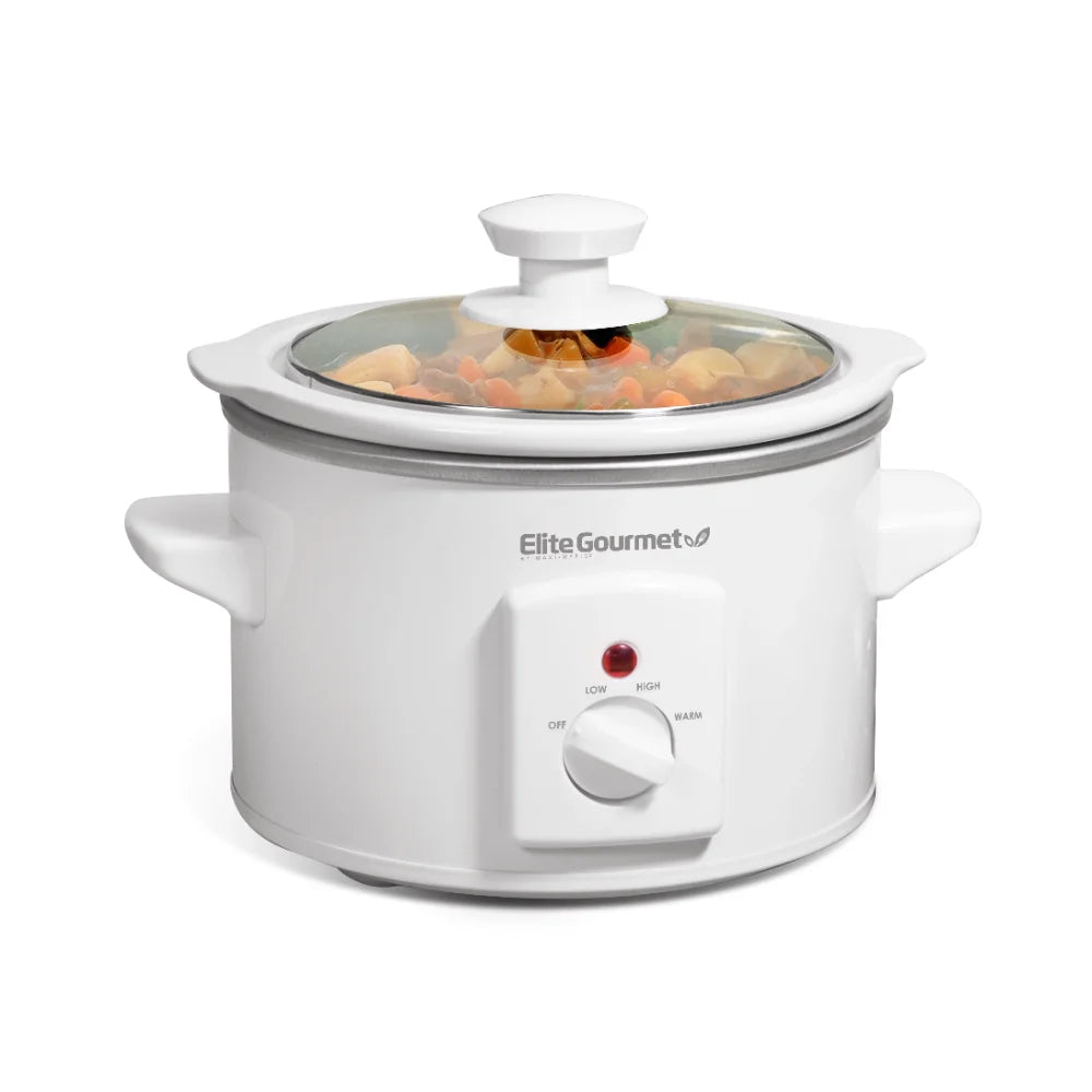 Elite Cuisine 1.5Qt. Mini Slow Cooker in Stainless Steel MST-250XW