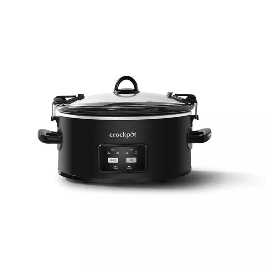 Crock-Pot 6qt Programmable Cook & Carry Slow Cooker Black SCCPVLF605-B