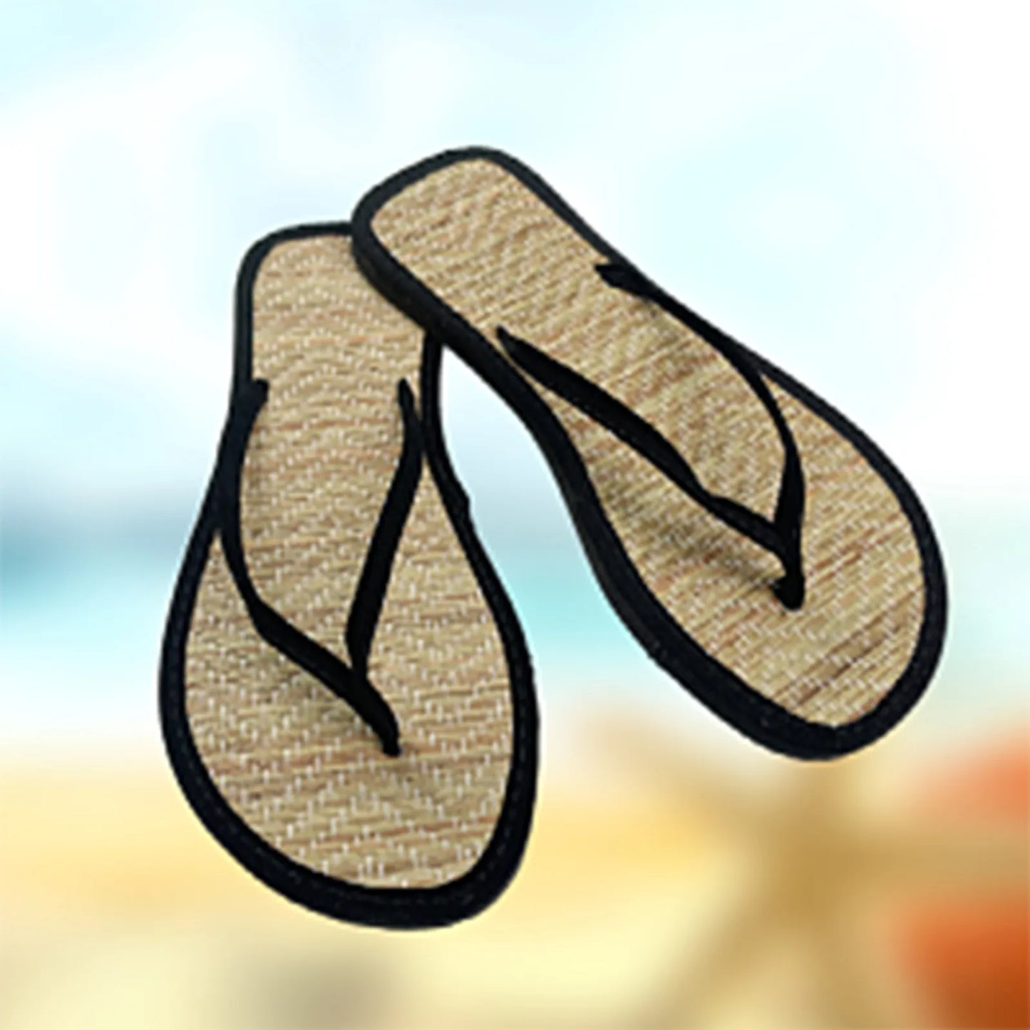 Simple Rattan Flat Comfortable Slippers Flip Flop Women Summer Fashion Casual Non-Slip Couple Flip Flops Breathable Beach Slides