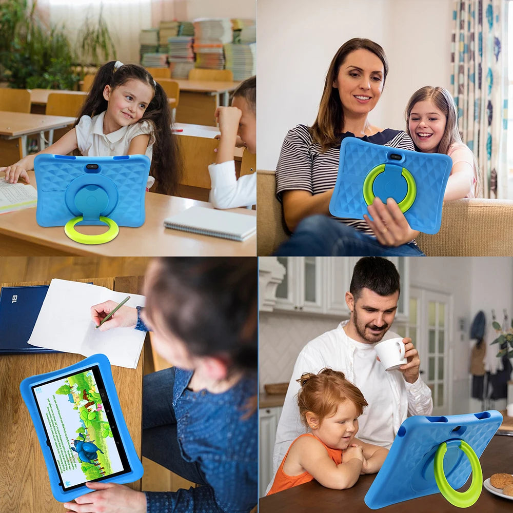 QPS 10 Inch Kids Tablets Android 11 1280*800 HD Ouad Core Wifi 2GB 32GB 6000mAh tablets de 10 pulgadas baratas y buenas