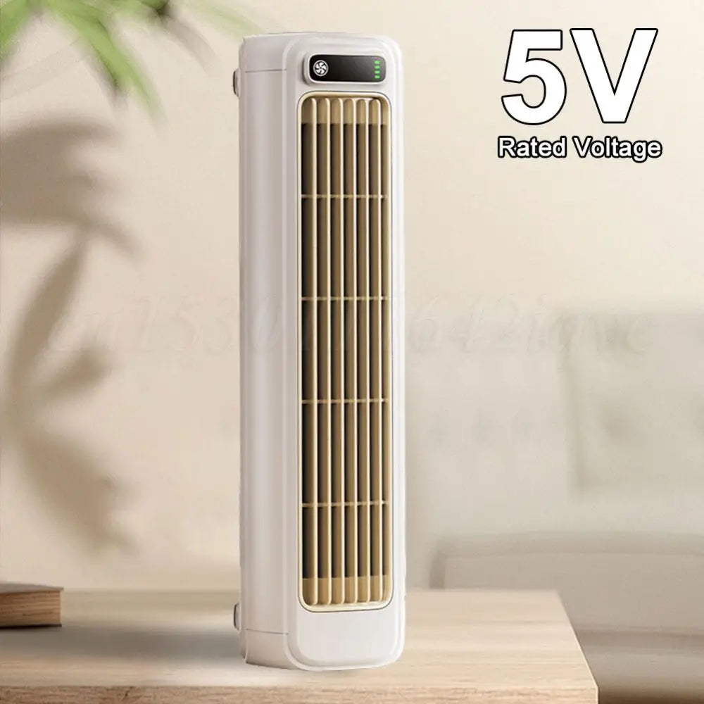 Electric Fan Portable Tower Fan 3 Speeds Desk Fan Quiet Stand fan Rechargeable Wall Mount Fan Standing Cooling Fan for Bedroom