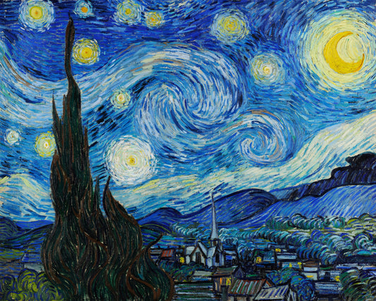 Vincent Van Gogh's - The Starry Night (1889)